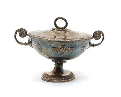 Lot 38A - A French silver two handled comport by Flamand