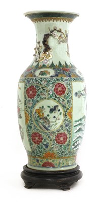 Lot 24 - A Chinese famille rose vase