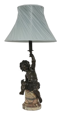 Lot 244 - A table lamp