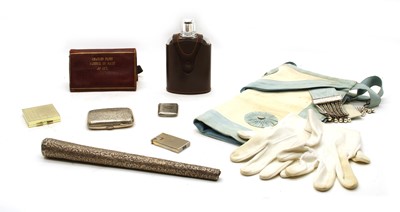 Lot 25A - A Collection of Masonic memorabilia and silver