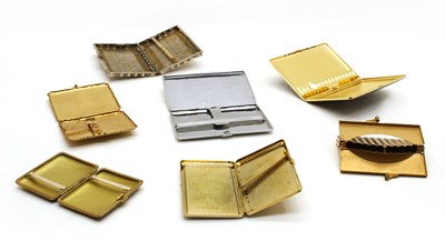 Lot 83 - A collection of mixed metalware cigarette cases