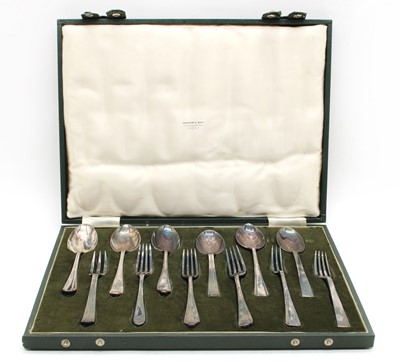 Lot 31A - Three cased salesman cutlery sets