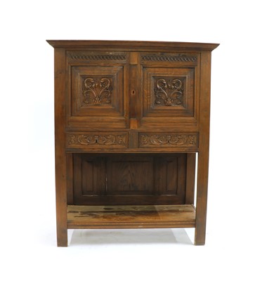 Lot 192 - A Flemish oak cabinet