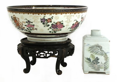 Lot 226 - A Chinese famille rose punch bowl