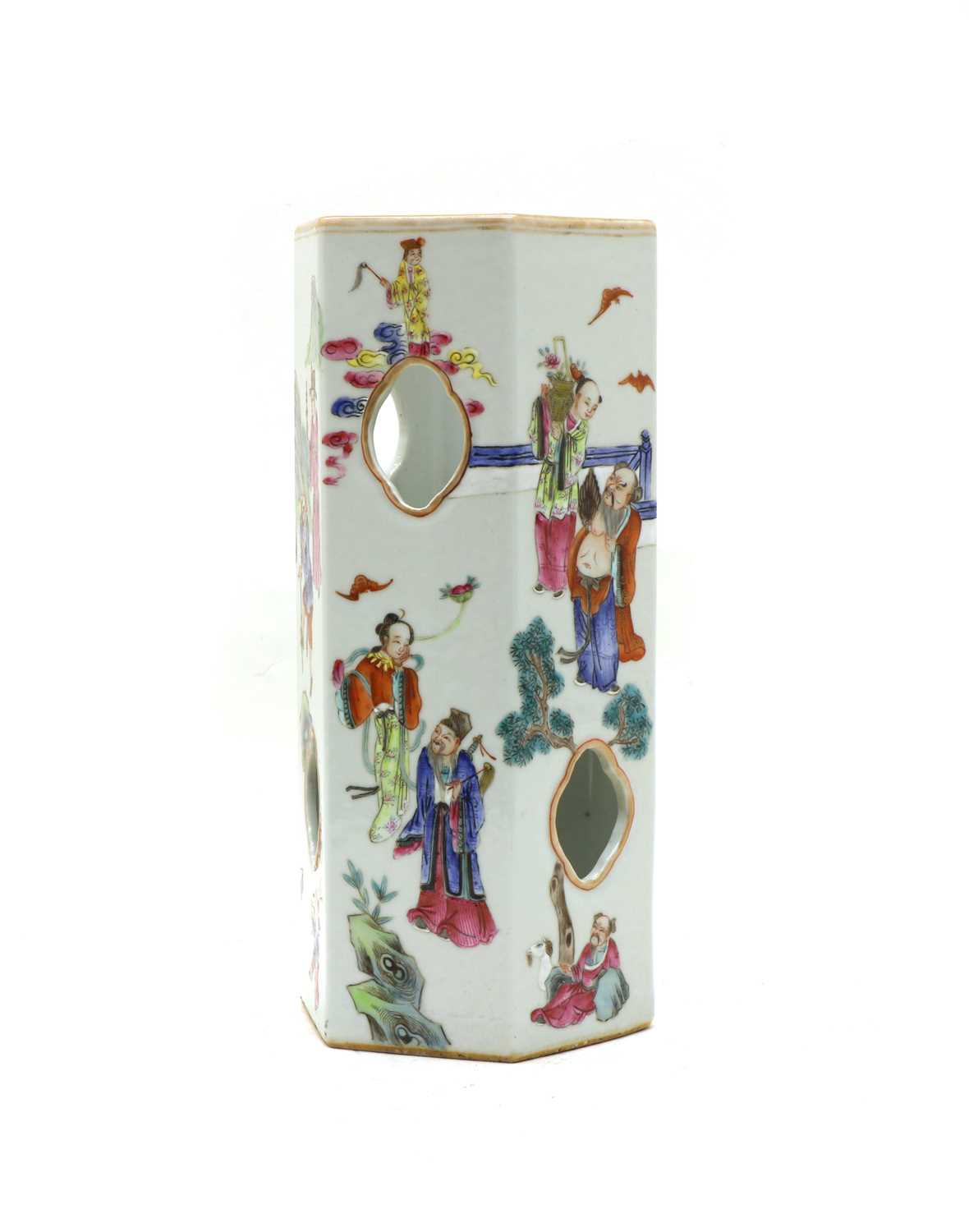 Lot 108 - A Chinese famille rose vase