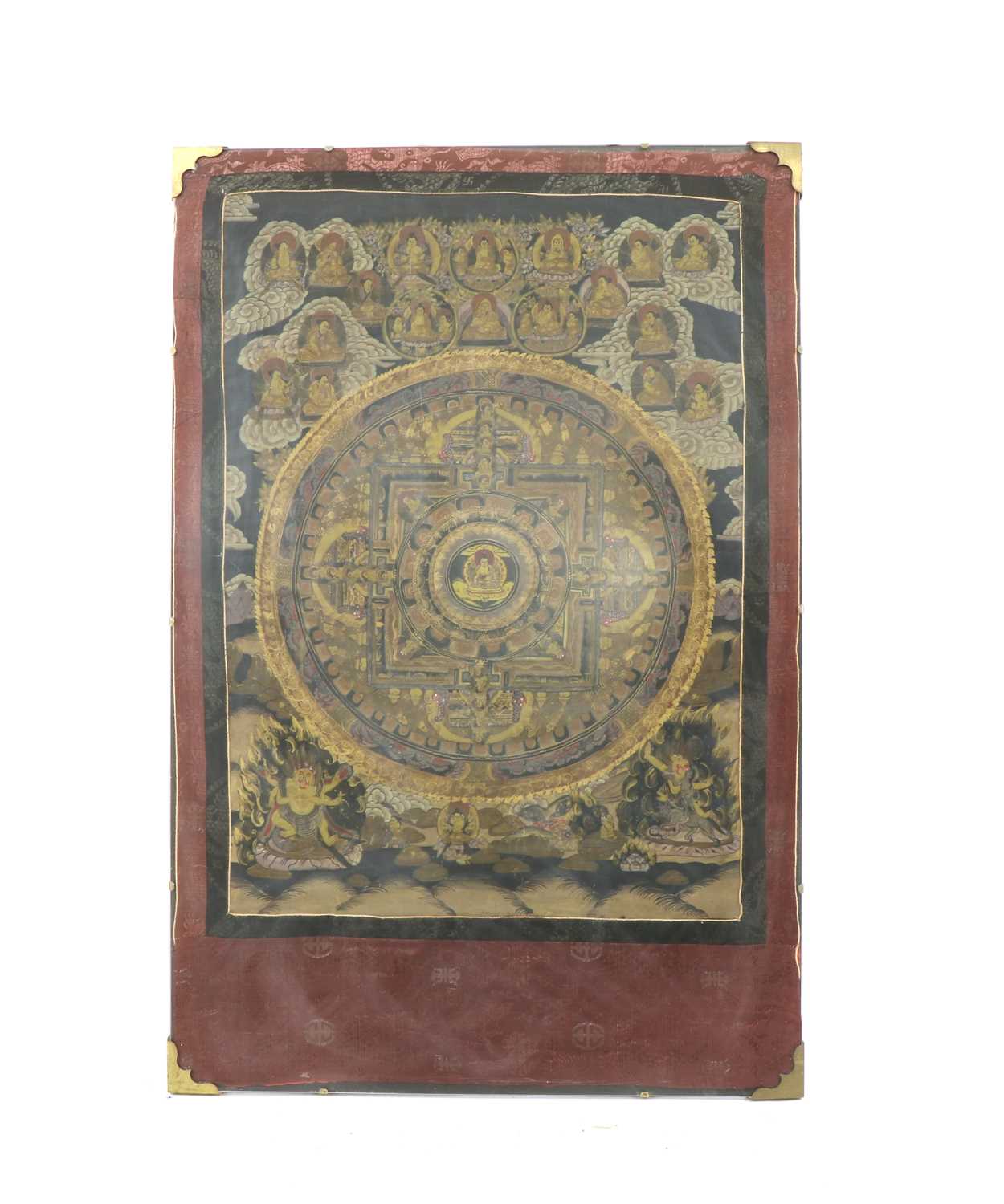 Lot 225 - A Tibetan thangka