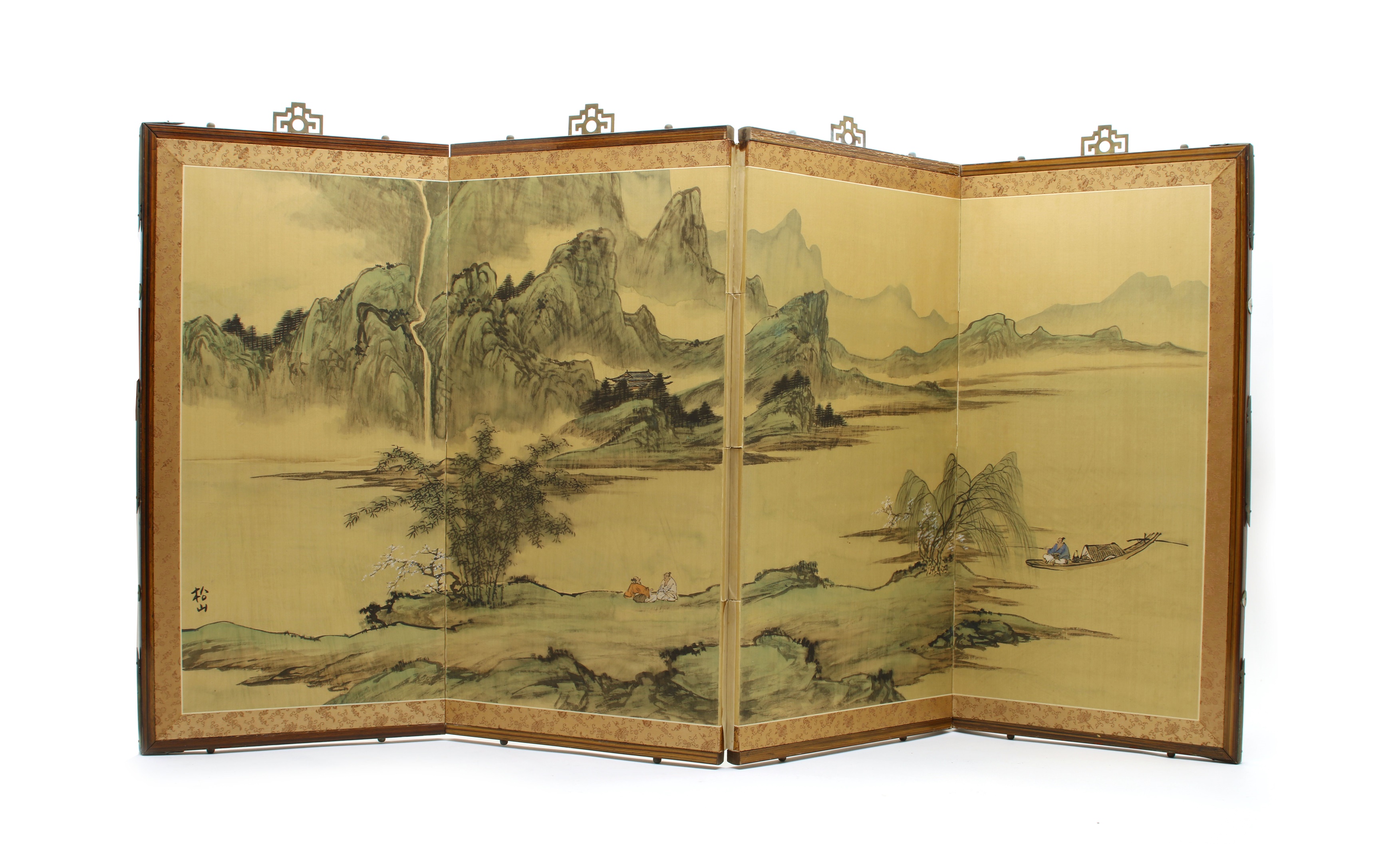 Lot 115 A Japanese table screen,