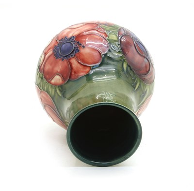 Lot 95 - A Walter Moorcroft 'Anemone' vase