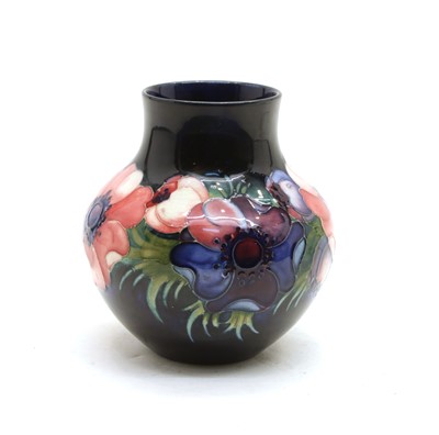 Lot 55 - A Walter Moorcroft 'Anemone' vase