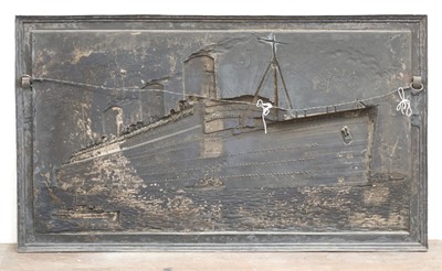 Lot 867 - An Elkington & Co. silver-plated plaque