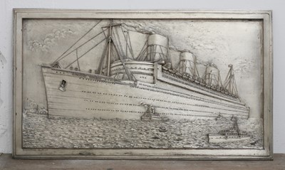 Lot 867 - An Elkington & Co. silver-plated plaque