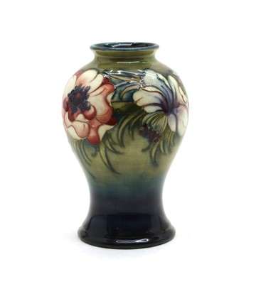 Lot 57 - A Walter Moorcroft 'Anemone' vase