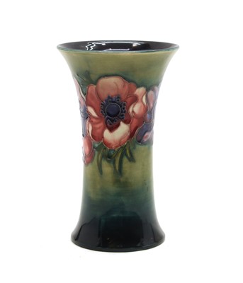 Lot 51 - A Walter Moorcroft 'Anemone' vase