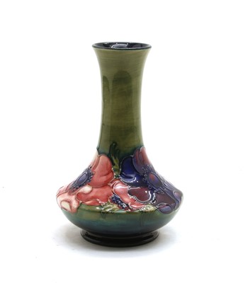 Lot 52 - A Walter Moorcroft 'Anemone' bottle vase