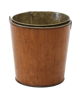 Lot 201 - A mahogany bucket