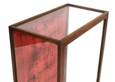 Lot 159 - A mahogany and glazed display cabinet