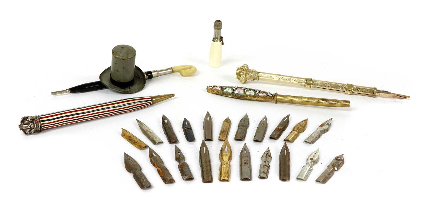 Lot 320 NOVELTY PENS AND PENCILS,