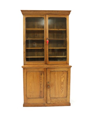 Lot 295 - A Victorian pitch pine bookcase