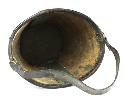 Lot 97 - A George III leather bucket