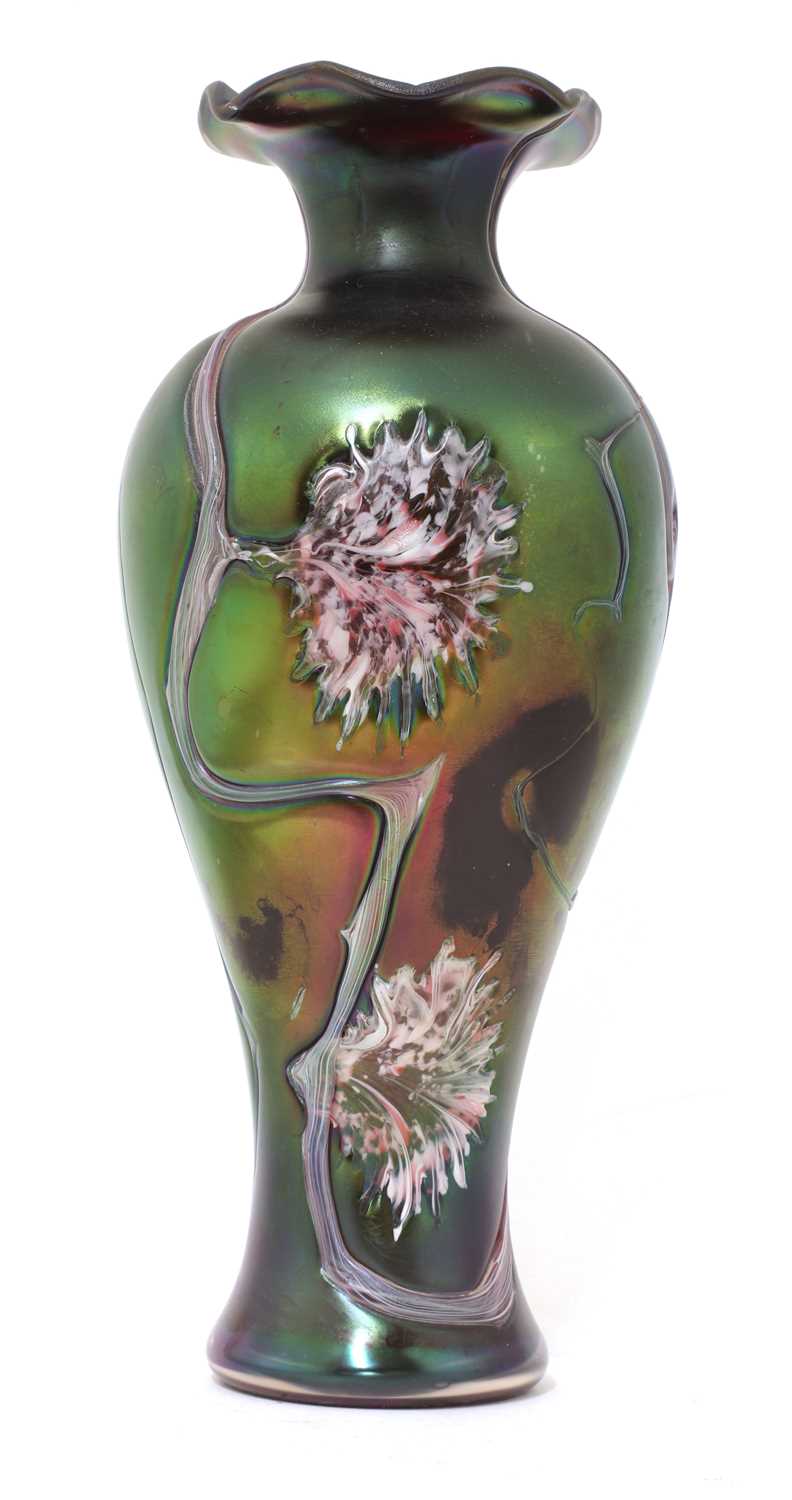 Lot 10 - An Art Nouveau art glass vase