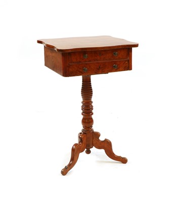 Lot 233 - A Continental stained work table
