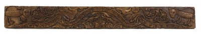 Lot 941 - An Indian carved wood panel