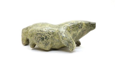 Lot 108 - An Inuit carved stone figure of a Bear