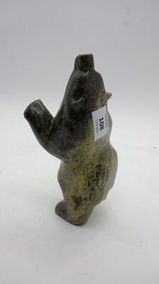 Lot 108 - An Inuit carved stone figure of a Bear