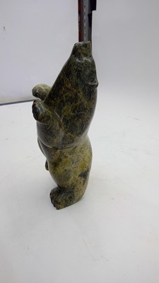 Lot 108 - An Inuit carved stone figure of a Bear