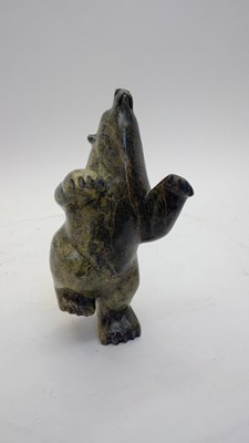 Lot 108 - An Inuit carved stone figure of a Bear