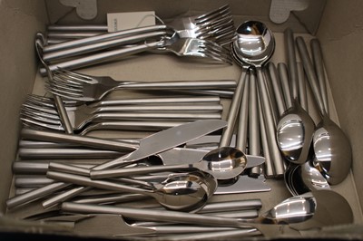 Lot 27 - A stylish six setting set of 'Stellar' stainless steel cutlery