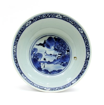 Lot 32 - A Modern Chinese blue and white bowl