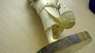 Lot 147 - A Japanese ivory figure