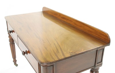 Lot 239 - A George IV mahogany serving table in the manner of Gillows