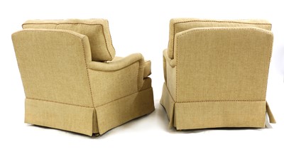 Lot 346 - A pair of easy armchairs