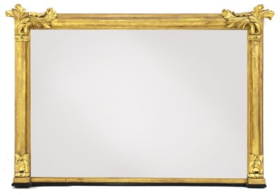 Lot 770 - A Regency giltwood overmantel mirror