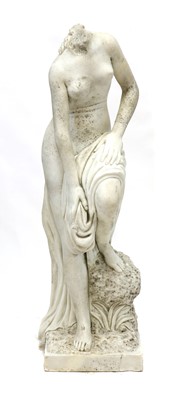 Lot 397 - A carved marble statue of Venus of the Bath
