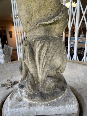 Lot 387 - A large blush terracotta urn