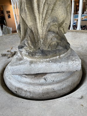 Lot 387 - A large blush terracotta urn