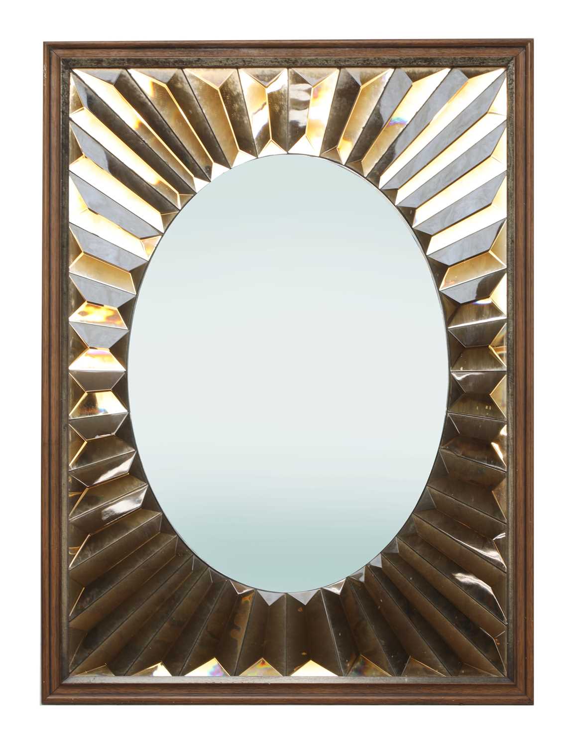 Lot 442 - An Italian sunburst mirror