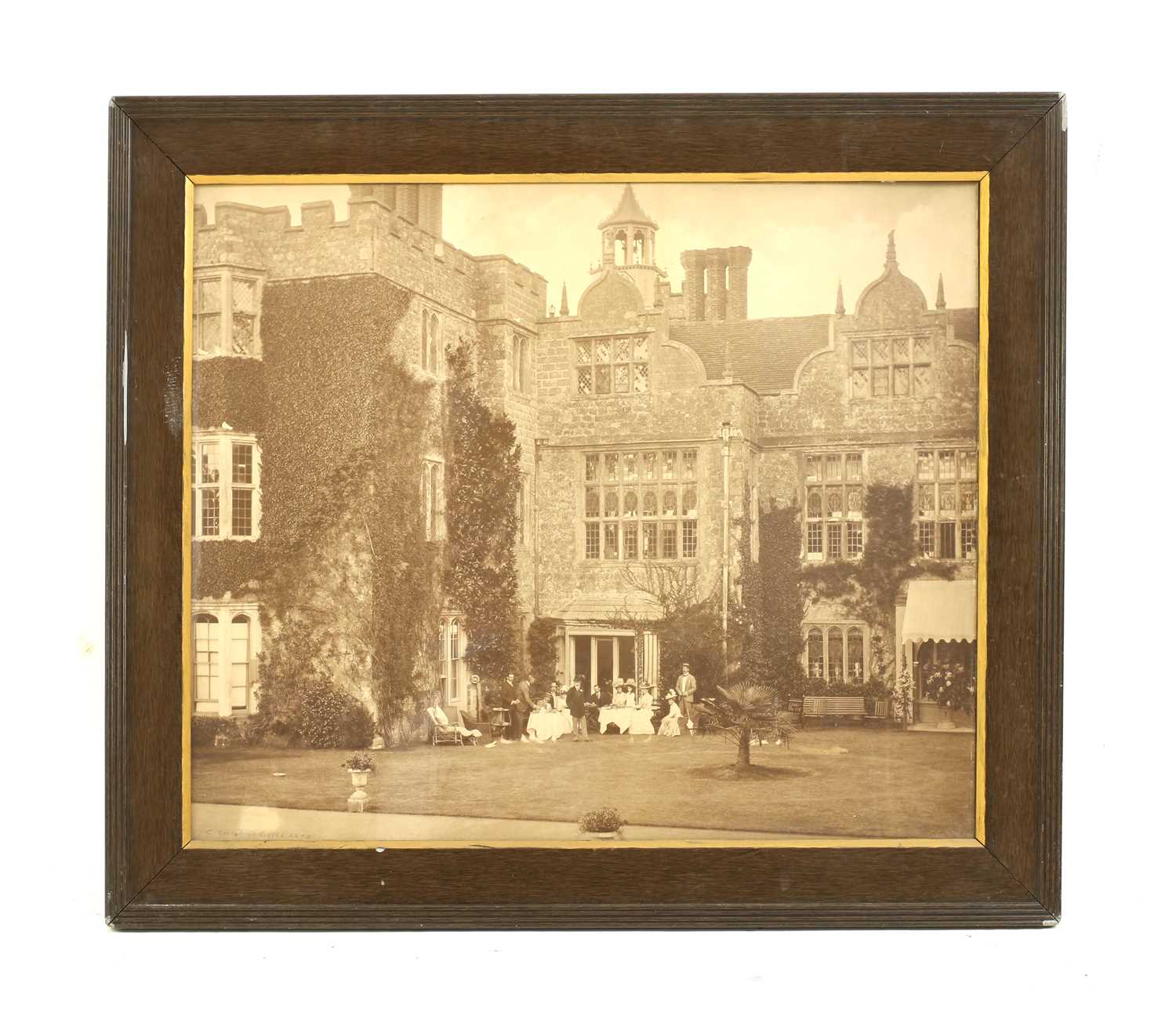 Lot 117 - Knole, Kent, a large signed black and white photograph of the country house