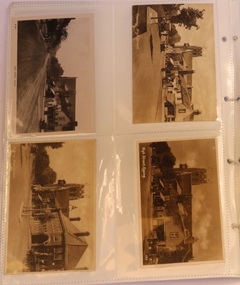 Lot 70 - Fifty four postcards of Epping Essex