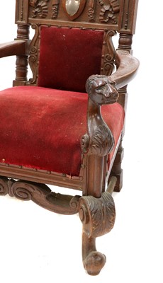 Lot 954 - A 1911 Delhi Durbar armchair