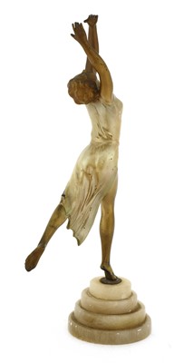 Lot 219 - An Art Deco gilt metal figure of a dancer