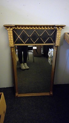 Lot 162 - A Regency gilt pier mirror