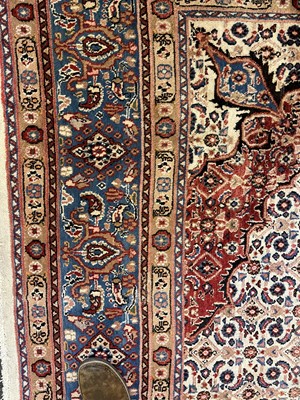 Lot 113 - A Persian Moud carpet