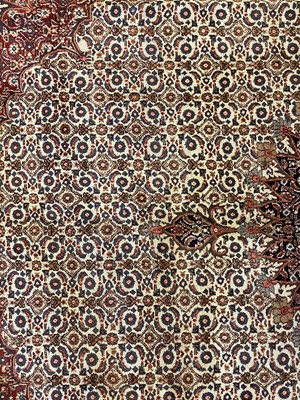 Lot 113 - A Persian Moud carpet
