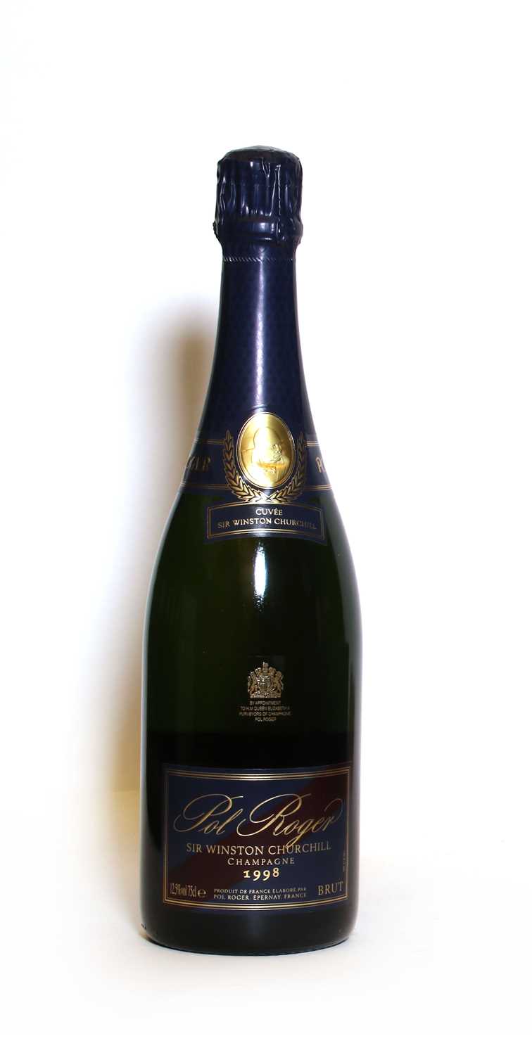 Lot 8 - Pol Roger, Sir Winston Churchill, Epernay, 1998, one bottle (boxed)