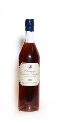 Lot 209 - Baron de Sigognac, Armagnac, 1942, 40% vol., 70cl, one bottle
