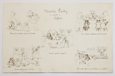 Lot 326 - Attributed to Louis Wain (1860-1939)